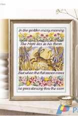 Moonlight Hare by Carol Thornton from The World of Cross Stitching TWOCS 257 XSD