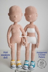 Papillon en Papier - Luminita Cristina - Ami sneakers doll body - Russian - Translated - Free