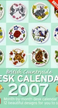 British Countryside Calendar 2007 by Jenny Barton from The World of Cross Stitching TWOCS 131 PCS
