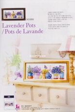Lavender Pots From All About Cross Stitch Art (Yeidam) 2012-02 - 125 (DMC XC0265)