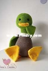 Danis Creaties - Danielle Eveleens - Freddie the duck - Duck Freddie - Dutch