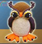 Delicious Crochet - Paola Navarro- Horned Owl