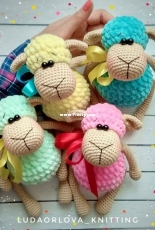Ludaorlova knitting - Lyudmila Orlova, Maria Kostjuchenko - Marshmallow Sheep - Russian - Free