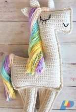 Spin a Yarn Crochet - Jillian Hewitt - Ragdoll Unicorn - Free