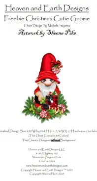 HAED - Freebie Christmas Cutie Gnome by Sheena Pike - FREE