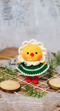 Tokki Crochet - Yeom Dong-yeon - The Little Duck Daisy