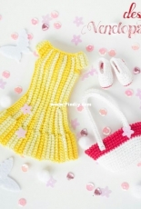 Venelopa Toys - Svetlana Udalchikova - Yellow dress shoes and bag Dolls Jessica
