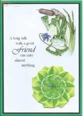 Froggy and Tea Card