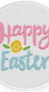 Happy Easter Cross Stitch Patterns