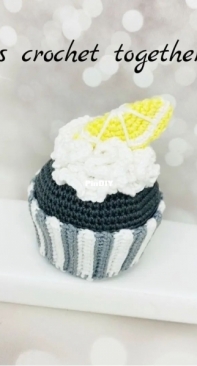 Fluffy Tummy - Oxana Tim - Oksana Timofeeva - Crochet Lemon Cupcake - Free