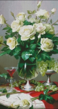 Chimera Still Life Roses And Grapes