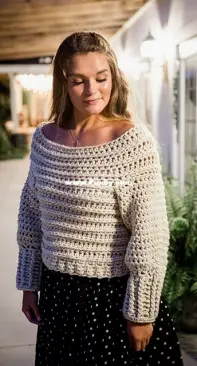 Crazy 4 Crochet Momma - Furls Crochet - Miranda Nippert - Ridgeway Sweater - Free