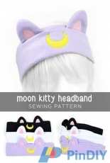 Choly Knight - Sew Desu Ne? - Moon Kitty Headband - Free