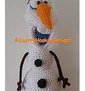 Knotty Hooker Designs- Olaf Inspired Snowman