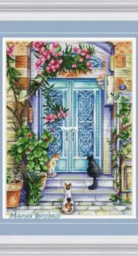 Door To Summer /Cats Near the Door by Maria Brovko XSD