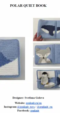 Zen knit toys - Svetlana Golova - Polar Quiet Book