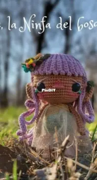 Mi mundo unicornio amigurumi - Roxana Spaciuk - Hyle the forest nymph - Hyle la ninfa  del bosque - Spanish - Free