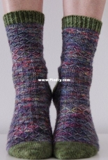 Tulsi Socks by Verena Cohrs