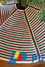 Ambassador Crochet - Kristine Mullen - Holiday Magic Christmas Tree Skirt