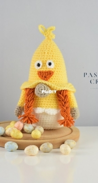 Passionate crafter - Tidzhen Gyuldzhu - Easter Chicken Gnome - Free