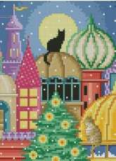 Magical Cat City by Lucie Heaton from Cross Stitch Crazy 105 XSD