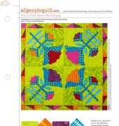 All People Quilt-Fiesta Flowers Wall Hanging-Free Pattern