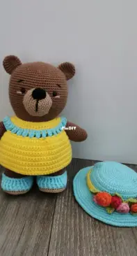 Madelenón - Basic bear with walking outfit