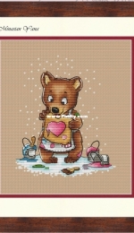 MiAxStitch - With Love - Bear by Minasyan Yana