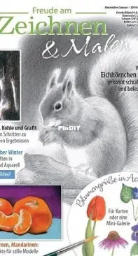 Freude am Zeichnen und Malen -Issue 48 December/January 2019/2020  German