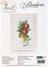 Luca-S B2229 - Red Roses with Grapes