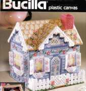 Bucilla 6108 Tea Time Cottage plastic canvas