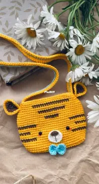 Crochet by Belousova - Happy Loops - Irina Belousova - Bag Tiger