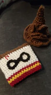 Harry Potter Coffee Cozy with sorting hat