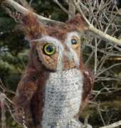 Great Grey Crochet - Rebekah Fair - Ezylryb the Screech Owl -Free
