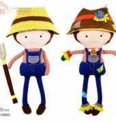 Dolls and Daydreams Farmer and Scarecrow Sewing Pattern