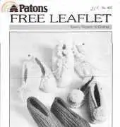 Patons speedy crochet slippers freebie