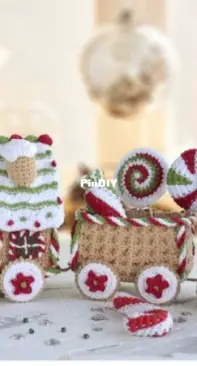Leta Toyfox - Toyfox Store - Tatyana / Tatiana Lebedenko - Татьяна Лебеденко - Christmas Gingerbread Train - Рождественский поезд - Russian