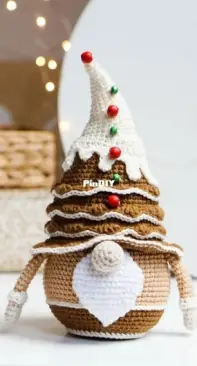 Polushka Bunny - Crochet Page - Gnomeland - CrochetGnome Toys - Maria Ermolova - Gingerbread Gnome