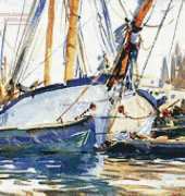 Artecy Cross Stitch Shipping Majorca by John Singer Sargeant