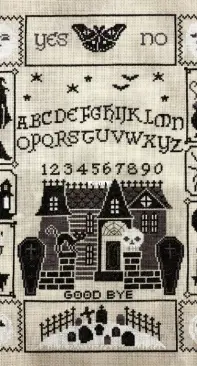 Tiny Modernist - Halloween Ouija 2020 Stitch Along