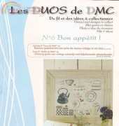 Les Duos de DMC 14702B Nº6 Bon Appetit - Vaisselle de Campagne
