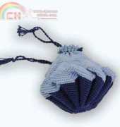 Fluted Crocheted Bag by Gloria Tracy