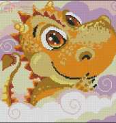 Riolis 1215 - Baby Dragon Pillow