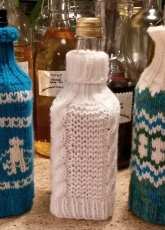 My work - Wine Bottle Sweater  TURQUOISE