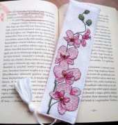 Faby Reilly Orchid bookmark