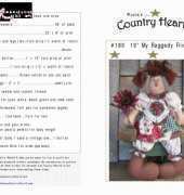 Deena's Country Hearth #180 My Raggedy Friend