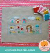 The Frosted Pumpkin Stitchery - Greetings from the Beach