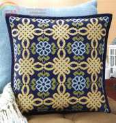 Renaissance Pillow from Cross Stitch & Needlework May 2014