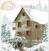 Stitchworld Xstitch Leaflet 03-153L Snowy Creek Mill