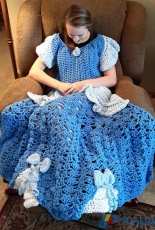 CHCreations4U - Carol L Hladik - Princess Dress Blanket Blue